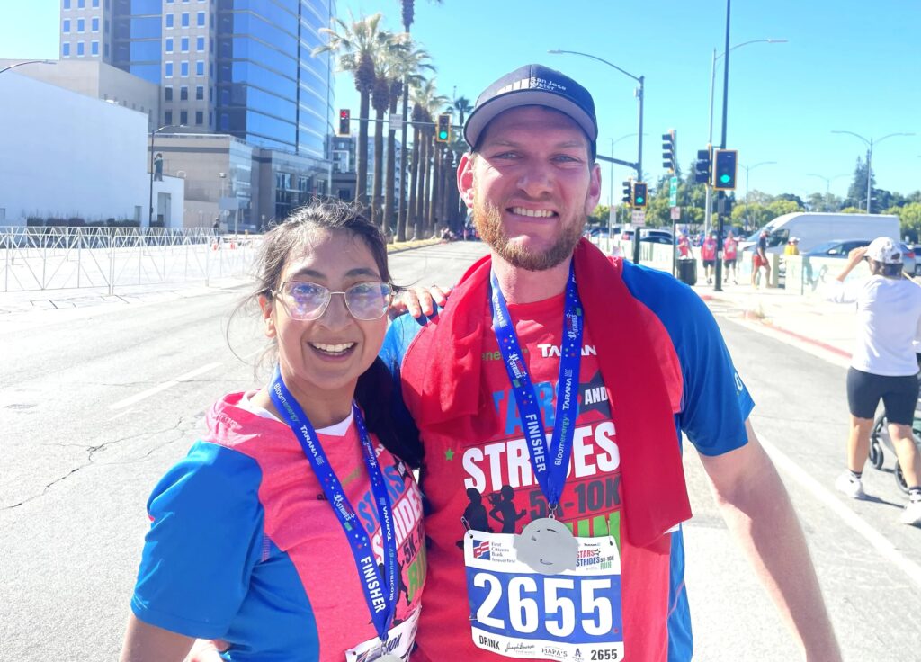 Jeff Garmany Stars Strides Run